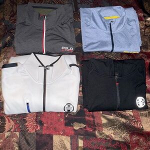 Bundle Large Lot of 4 Polo Sport Performance Reflective Jackets
